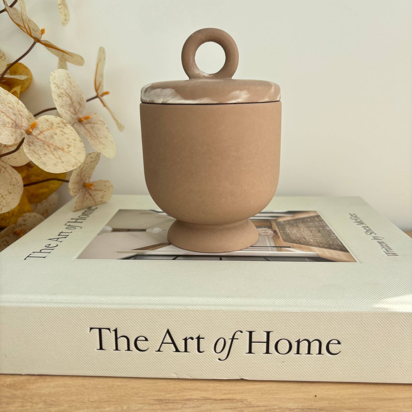 Calista Vessel | Concrete Vessel | Cotton Swab Holder